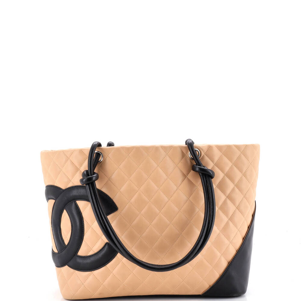 Chanel Cambon Tote Quilted Leather #257100C18B